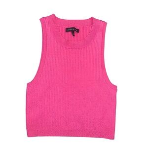 Kendall & Kylie Pink Ribbed Tank